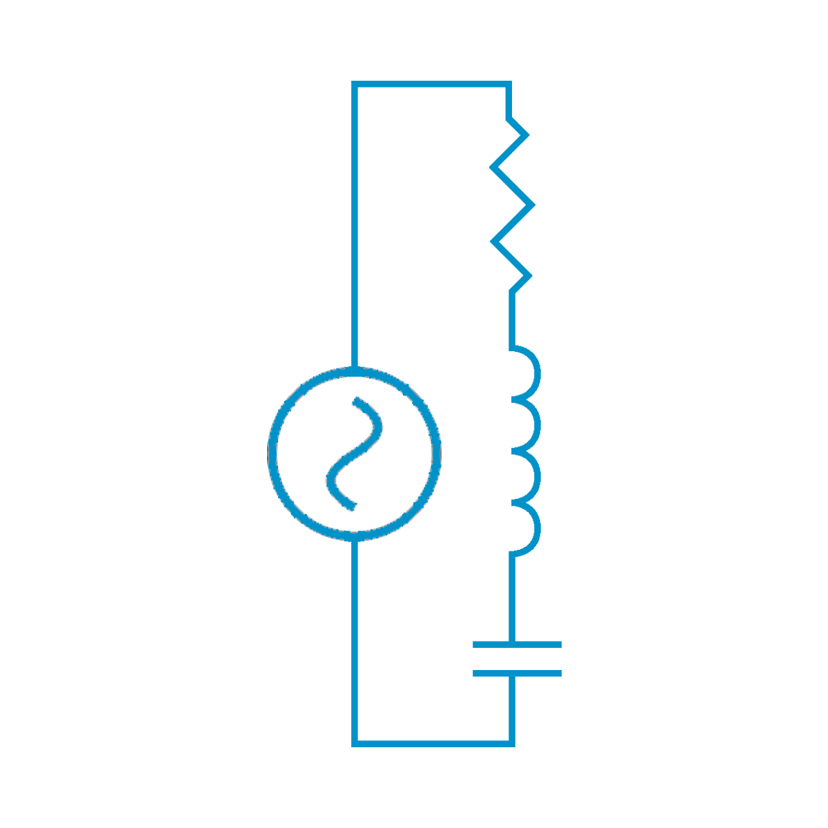 Circuito RLC de corriente alterna
